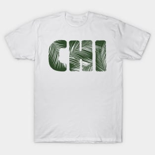 Chi Leaf Letters T-Shirt